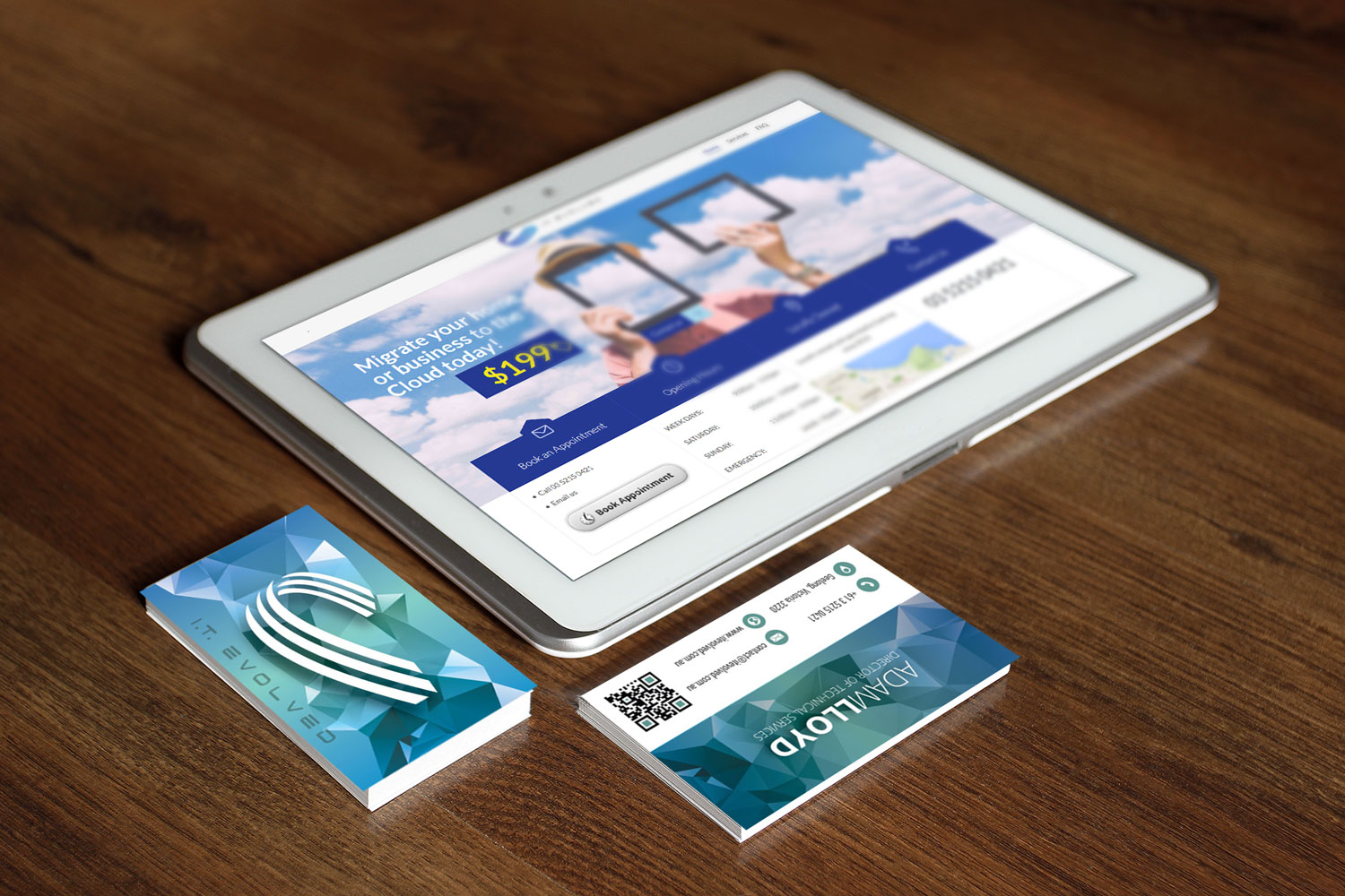 Business Card Design by Avatargr for I.T. Evolved | Design #10298293