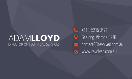 Business Card Design by Avatargr for I.T. Evolved | Design #10298493