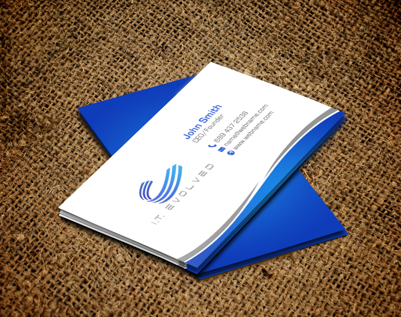 Business Card Design by chandrayaan.creative for I.T. Evolved | Design #10212608