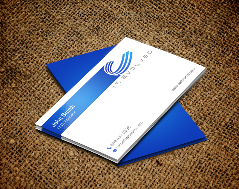 Business Card Design by chandrayaan.creative for I.T. Evolved | Design #10212611