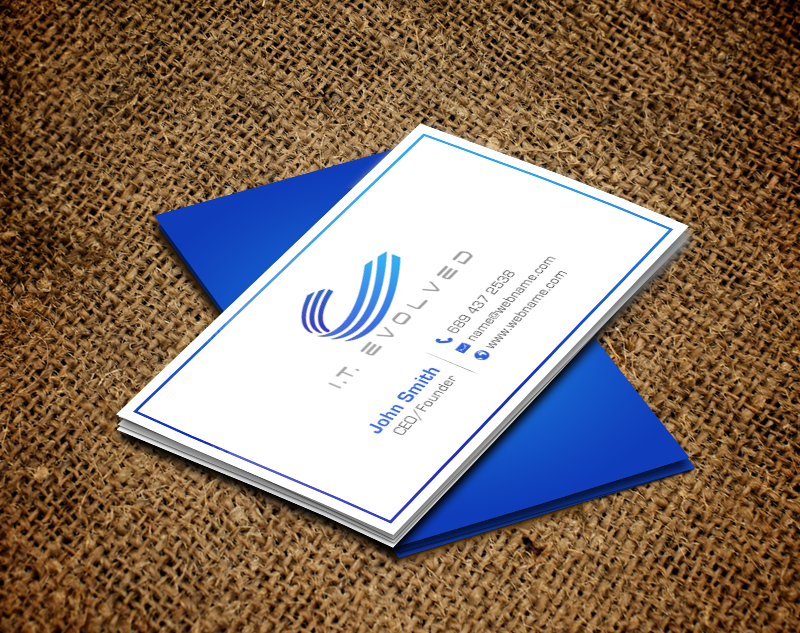 Business Card Design by chandrayaan.creative for I.T. Evolved | Design #10212612