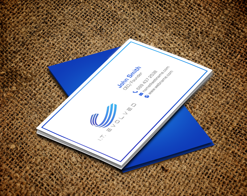 Business Card Design by chandrayaan.creative for I.T. Evolved | Design #10212614