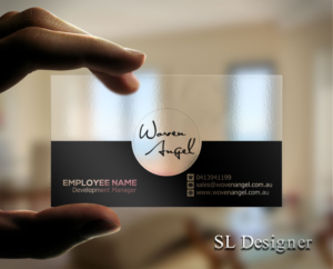 Woven Angel- Hand made fashion accessories | Visitenkarten-Design von SL Designer