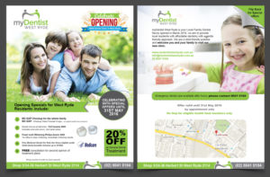 Opening Specials Flyer for myDentist West Ryde | Flyer Design by Achiver