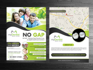 Flyer Design by debdesign for myDentist West Ryde | Design: #10237115