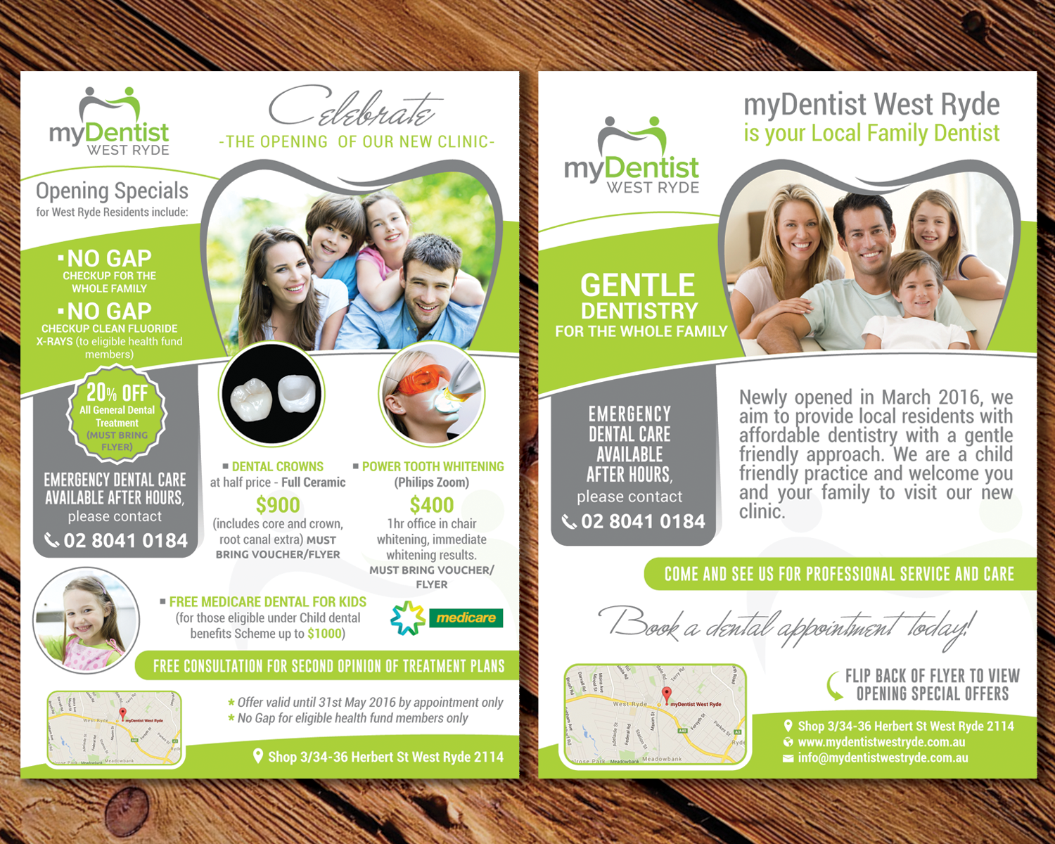 Flyer Design by mehandzic.j for myDentist West Ryde | Design #10256780