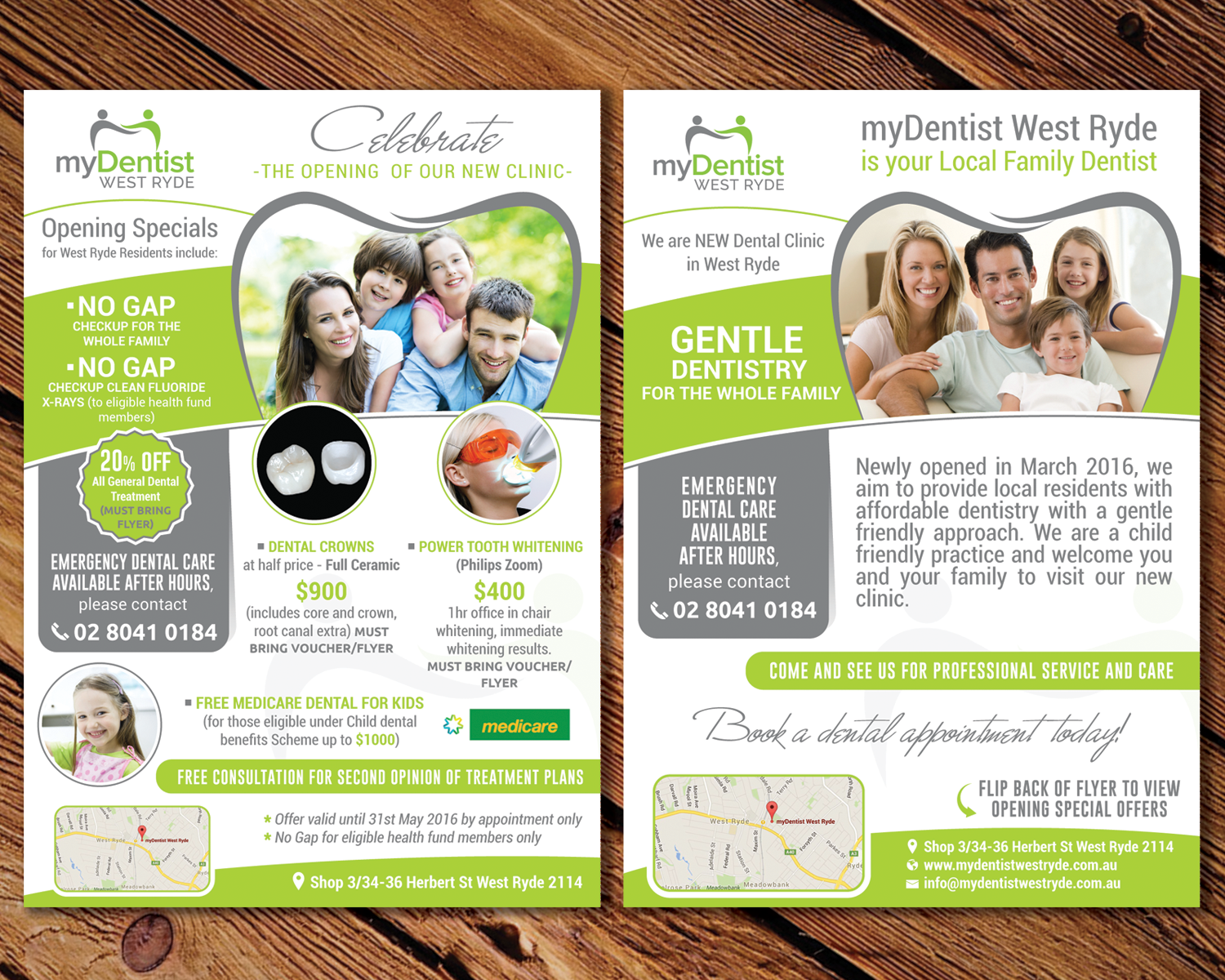 Flyer Design by mehandzic.j for myDentist West Ryde | Design #10282820