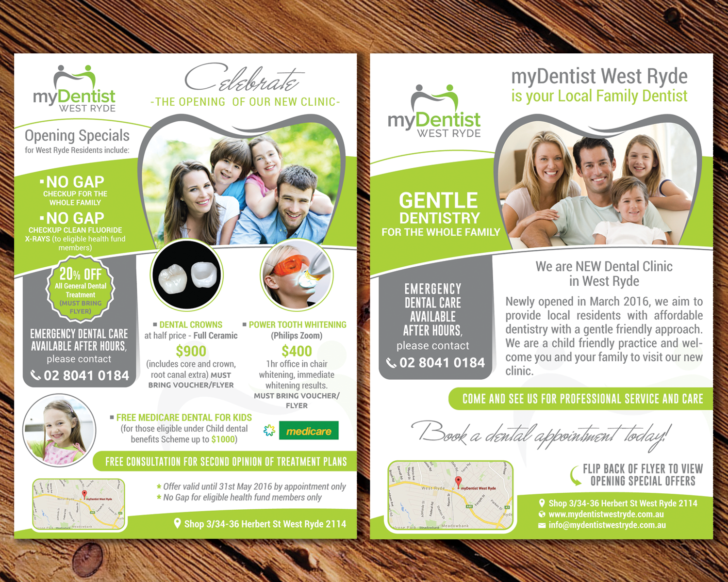 Flyer Design by mehandzic.j for myDentist West Ryde | Design #10282872