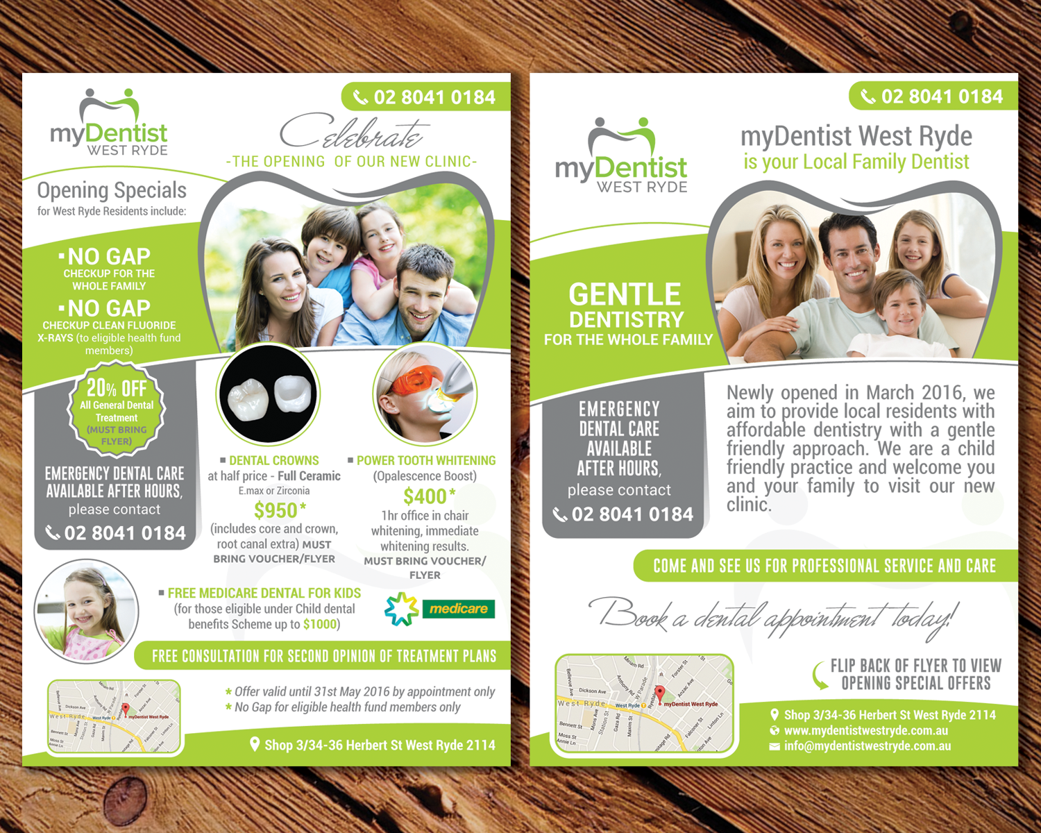 Flyer Design by mehandzic.j for myDentist West Ryde | Design #10403947