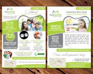Flyer Design by mehandzic.j for myDentist West Ryde | Design: #10412765