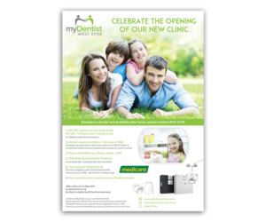 Flyer Design by Gennadiy for myDentist West Ryde | Design: #10198351