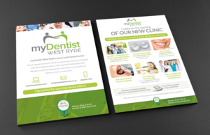 Flyer Design by Alexandre Santos for myDentist West Ryde | Design #10249079