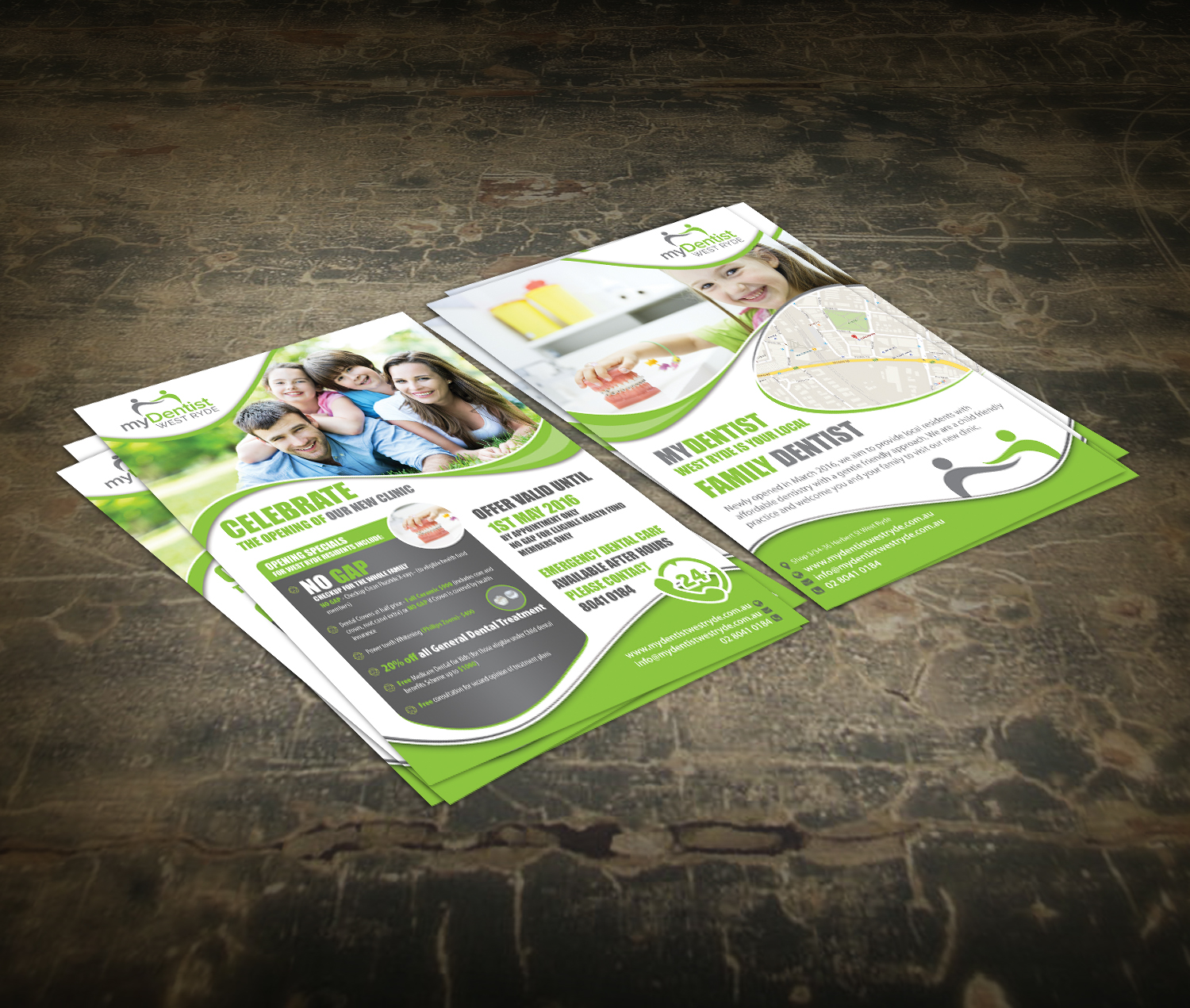Flyer Design by RGraphic for myDentist West Ryde | Design #10217675
