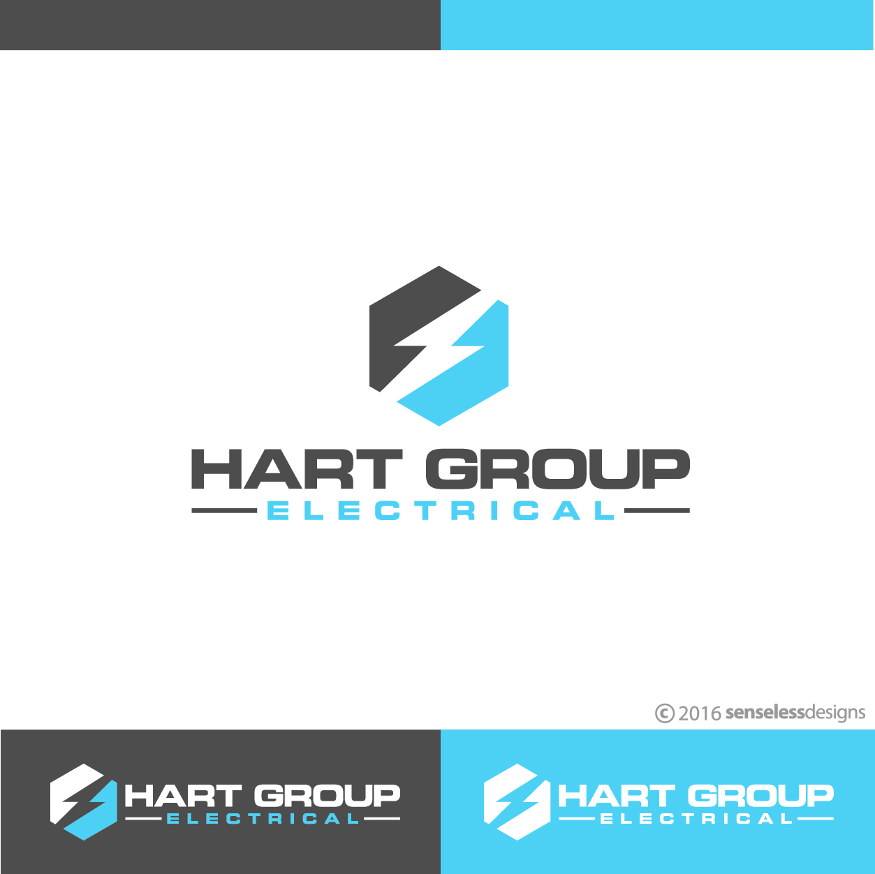 Logo Design by Senseless for Hart Group Electrical | Design #10204849