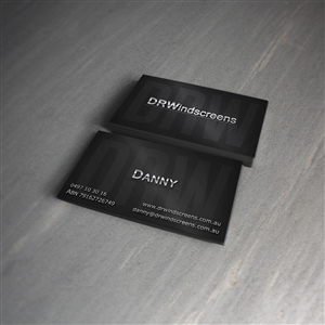 Business Card Design by Ezzat for Pilbara Associates Pty Ltd t/a DRWindscreens | Design: #2185564