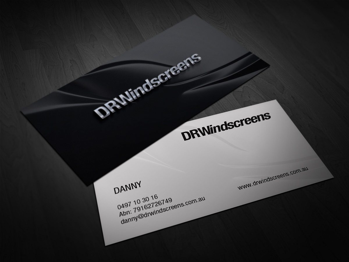 Business Card Design by apenk for Pilbara Associates Pty Ltd t/a DRWindscreens | Design #2215532