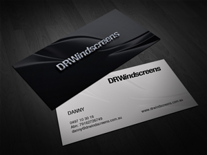 Business Card Design by apenk for Pilbara Associates Pty Ltd t/a DRWindscreens | Design: #2215532