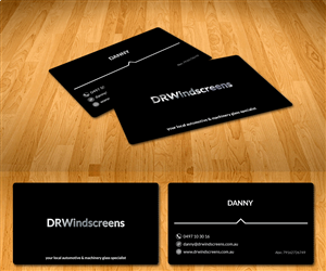 Business Card Design by Radu Borzea for Pilbara Associates Pty Ltd t/a DRWindscreens | Design: #2181554