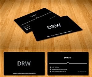 Business Card Design by Radu Borzea for Pilbara Associates Pty Ltd t/a DRWindscreens | Design: #2181593