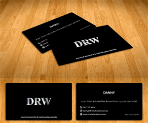 Business Card Design by Radu Borzea for Pilbara Associates Pty Ltd t/a DRWindscreens | Design: #2187957