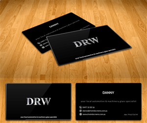Business Card Design by Radu Borzea for Pilbara Associates Pty Ltd t/a DRWindscreens | Design: #2192385