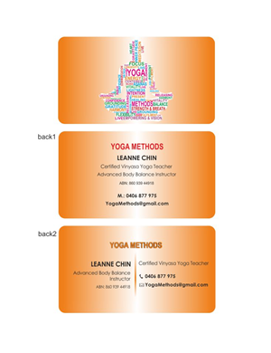 Business Card Design by IneseRo for Yoga Methods | Design: #2164539