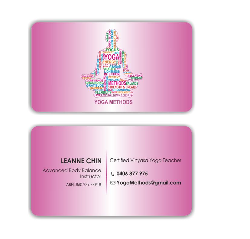 Business Card Design by IneseRo for Yoga Methods | Design #2165193