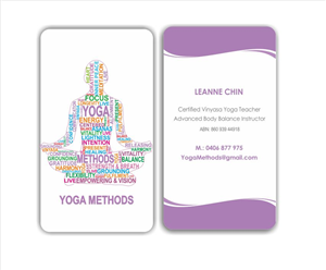 Business Card Design by IneseRo for Yoga Methods | Design: #2168332