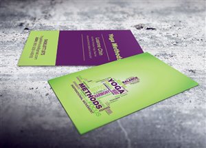 Yoga Methods - Logo and Business card design | Design de Carte de Visite par G.Krastinkova