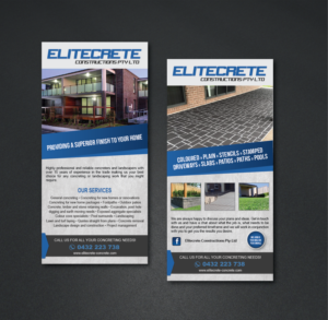 Flyer Design by alex989 for Elitecrete Constructions Pty Ltd | Design: #10200976