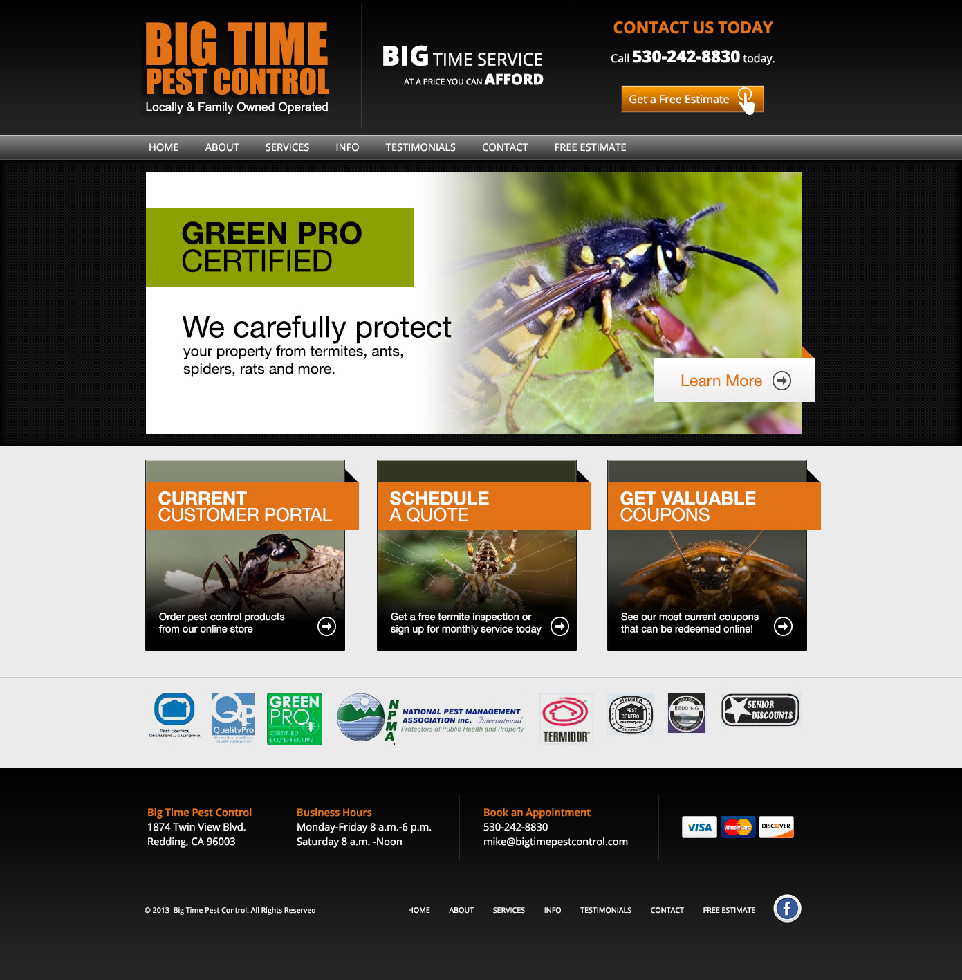 Modern Elegant Pest Control Web Design For A Company By Matildu Modern Elegant Pest Control Web Design For A Company In United States 10470541