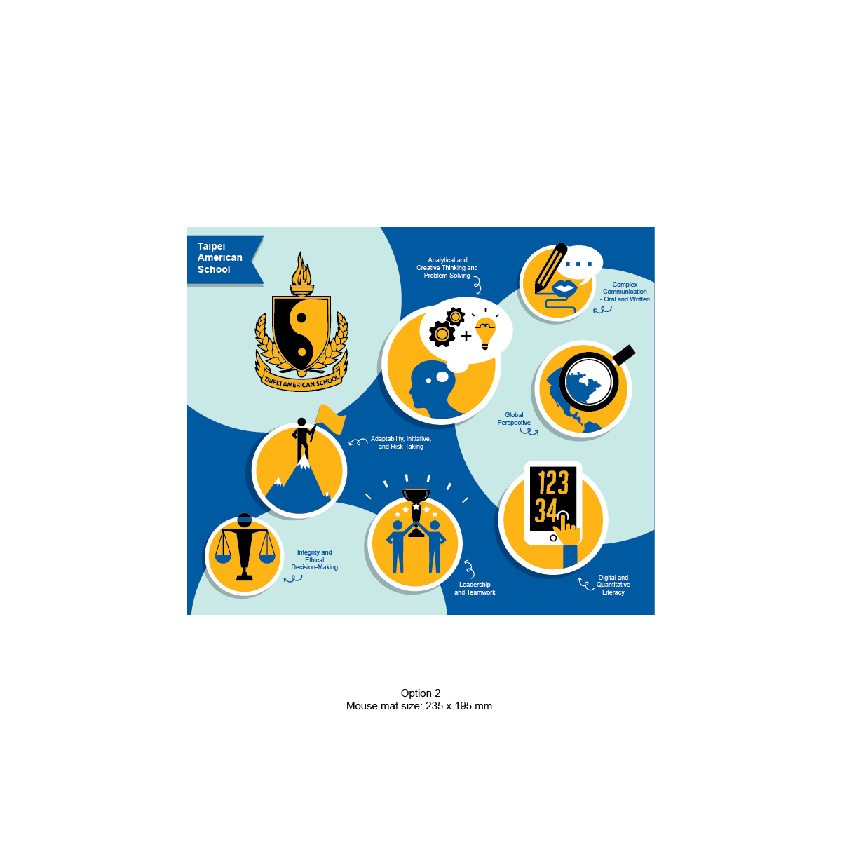 Diseño Gráfico por Jillyn para Taipei American School | Diseño #10318667