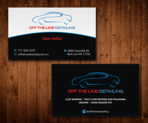 Business Card Design by Designers Hub for Off the Line Detailing | Design: #10216618