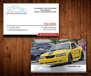 Diseño de Tarjeta de Presentación por Designers Hub para Off the Line Detailing | Diseño: #10228893
