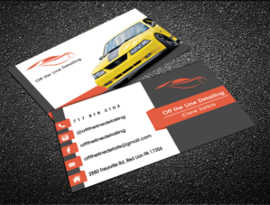 Business Card Design by Riyad for Off the Line Detailing | Design: #10304202