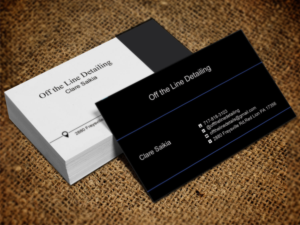 Business Card Design by Lanka Ama for Off the Line Detailing | Design: #10216676