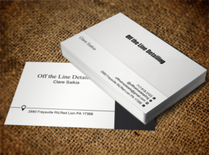 Business Card Design by Lanka Ama for Off the Line Detailing | Design: #10216684