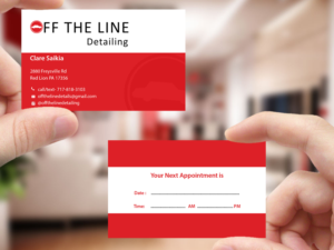 Business Card Design by Creations Box 2015 for Off the Line Detailing | Design: #10249896
