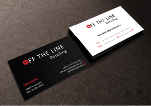 Business Card Design by Creations Box 2015 for Off the Line Detailing | Design: #10249898