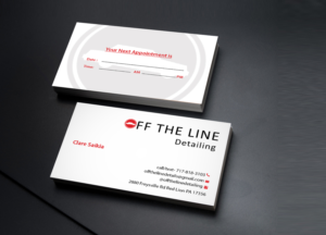 Business Card Design by Creations Box 2015 for Off the Line Detailing | Design: #10249899