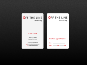 Business Card Design by Creations Box 2015 for Off the Line Detailing | Design: #10249902