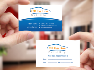 Business Card Design by Creations Box 2015 for Off the Line Detailing | Design: #10249905