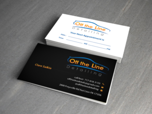 Business Card Design by Creations Box 2015 for Off the Line Detailing | Design: #10249908