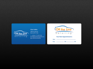 Business Card Design by Creations Box 2015 for Off the Line Detailing | Design: #10249913
