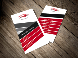 Business Card Design by RWDStudio for Off the Line Detailing | Design #10216552