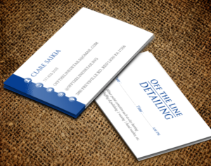 Business Card Design by chandrayaan.creative for Off the Line Detailing | Design: #10221641
