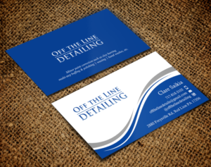Business Card Design by chandrayaan.creative for Off the Line Detailing | Design: #10221645