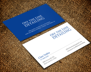 Business Card Design by chandrayaan.creative for Off the Line Detailing | Design: #10221646