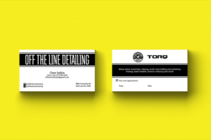 Business Card Design by HD Design Works for Off the Line Detailing | Design: #10284058