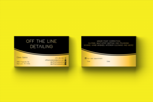 Business Card Design by HD Design Works for Off the Line Detailing | Design: #10284439